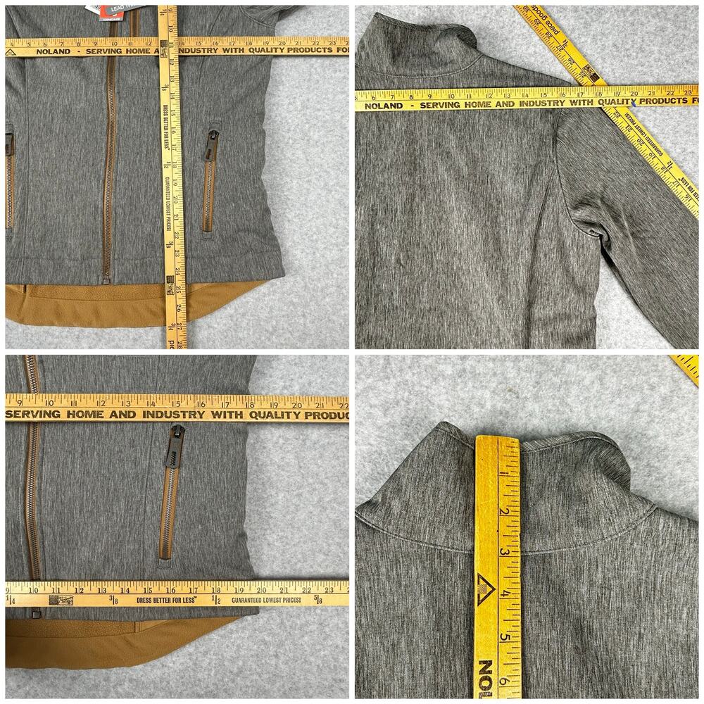 Cinch Concealed Carry Ladies Jacket Size Small Gray Tan NWT Softshell Bonded - Picture 7 of 8